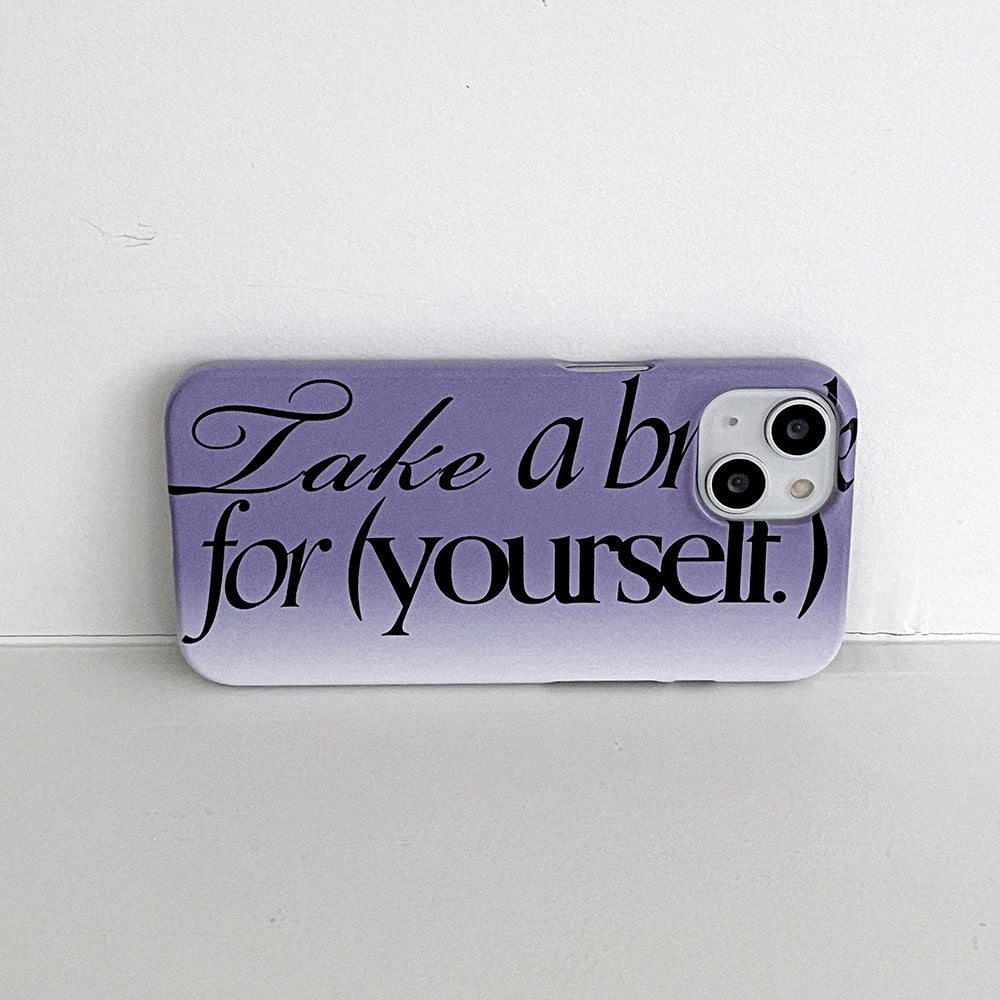 Take A Break Phone Case (Hard 普通硬殼) (3色)