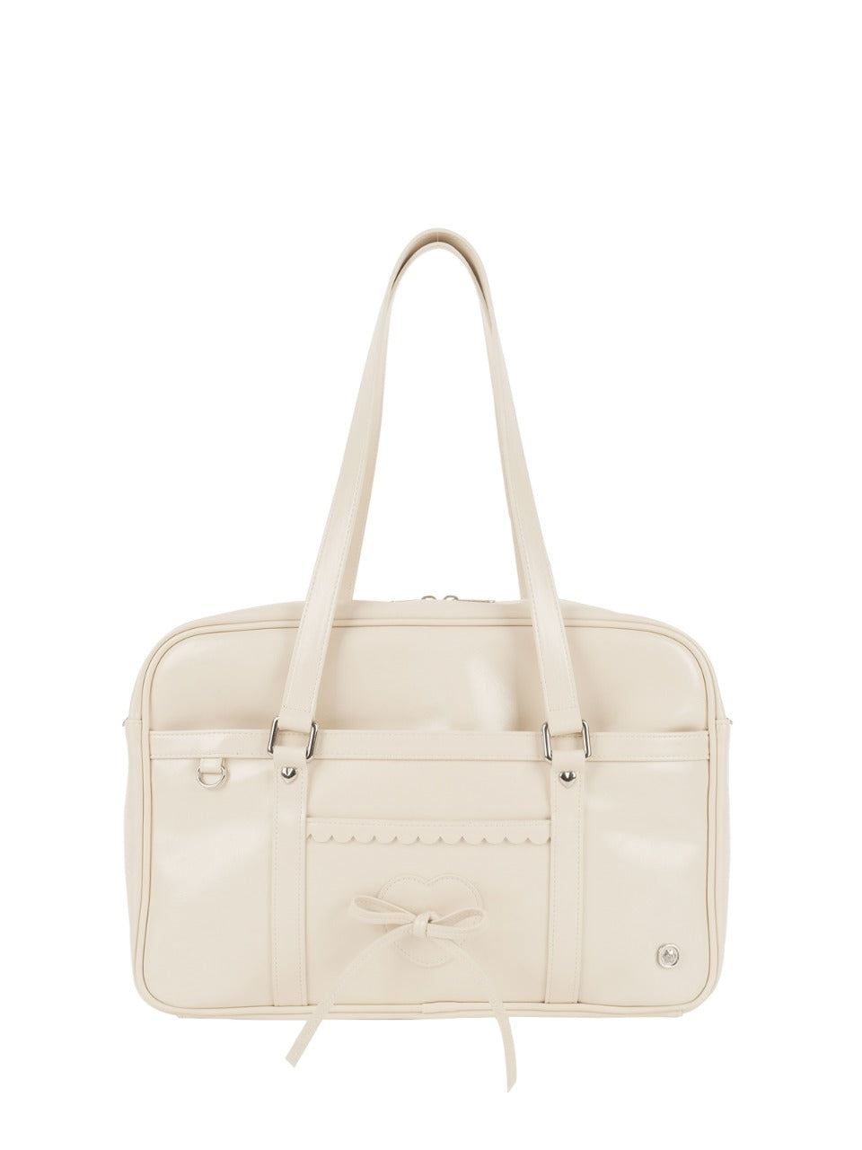 Ovuni Classic Ribbon Schoolbag_Cream