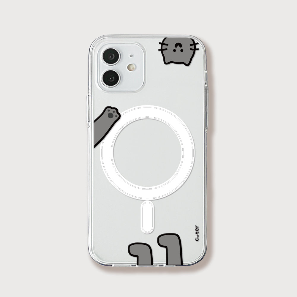 Cuter Russian Blue Cat Pieces Magsafe Case