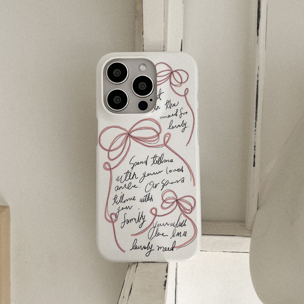 Spend Lovely Time Phone Case (Hard/Card Storage)(2款)