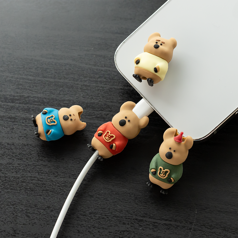 Dinotaeng Quokka in School Cable Protector (4款)