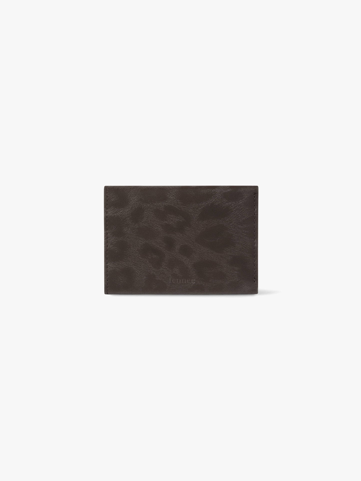 【現貨95折】Fennec Triangle Triple Wallet - Leopard Brown