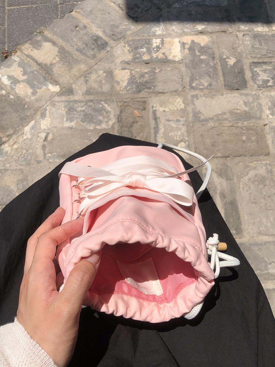 Ovuni Mini Sneaker Ribbon Bag (Nylon) - 3色