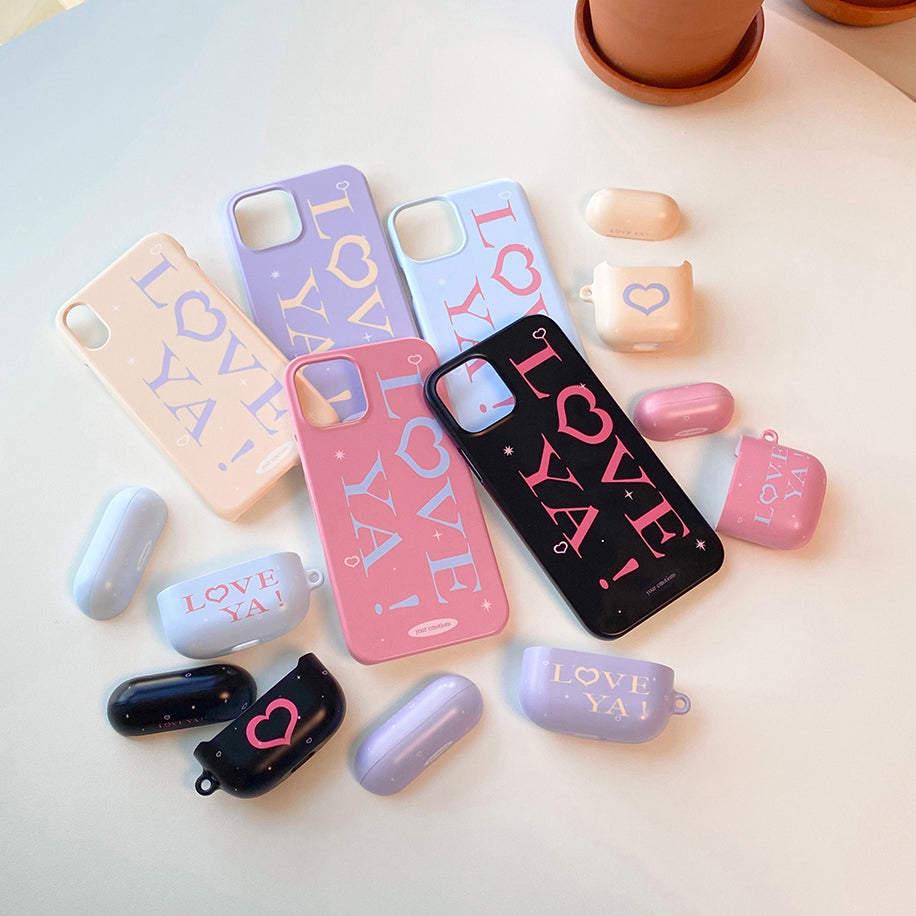 Your Emotions love ya airpods case ( 2 type )