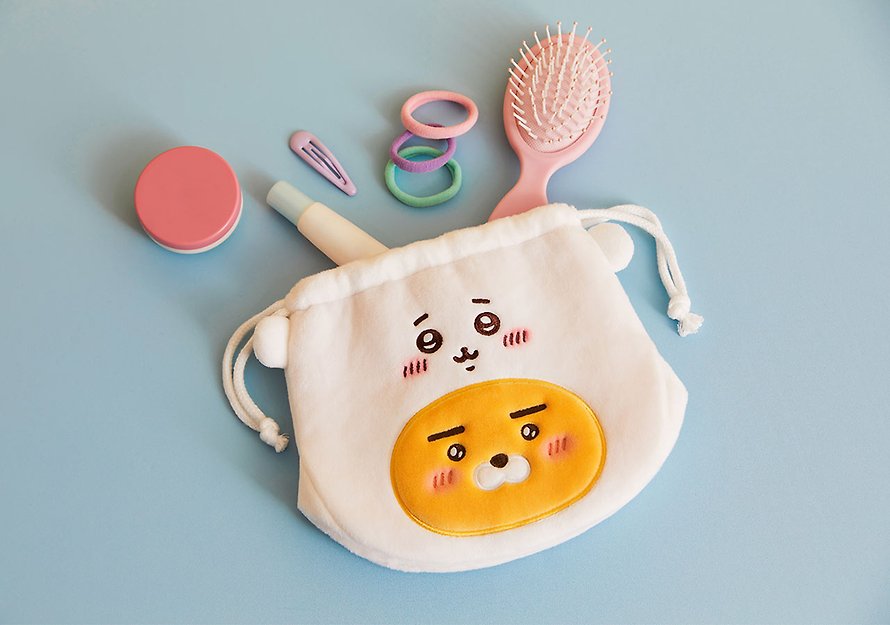 Chiikawa X Kakaofriends Face Pouch