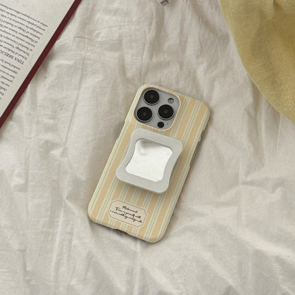 Pastel Stripe Phone Case (Hard/Card Storage/Magsafe) (3色)