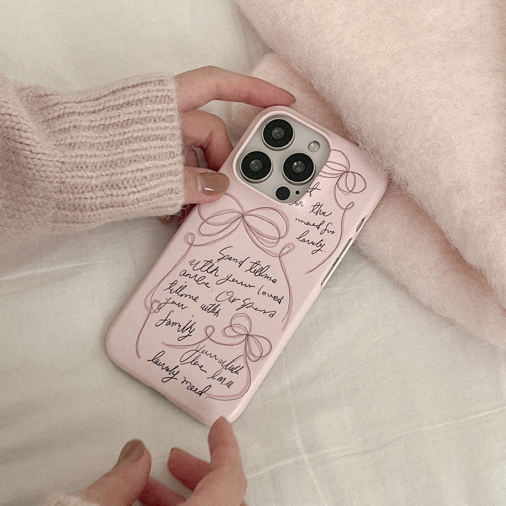 Spend Lovely Time Phone Case (Hard/Card Storage)(2款)