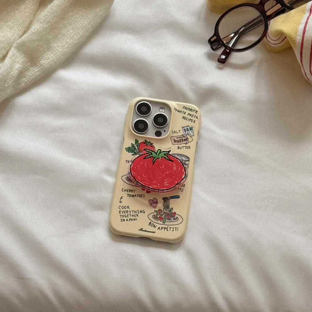 Favorite Tomato Pasta Phone Case (Hard/Card Storage/Magsafe)
