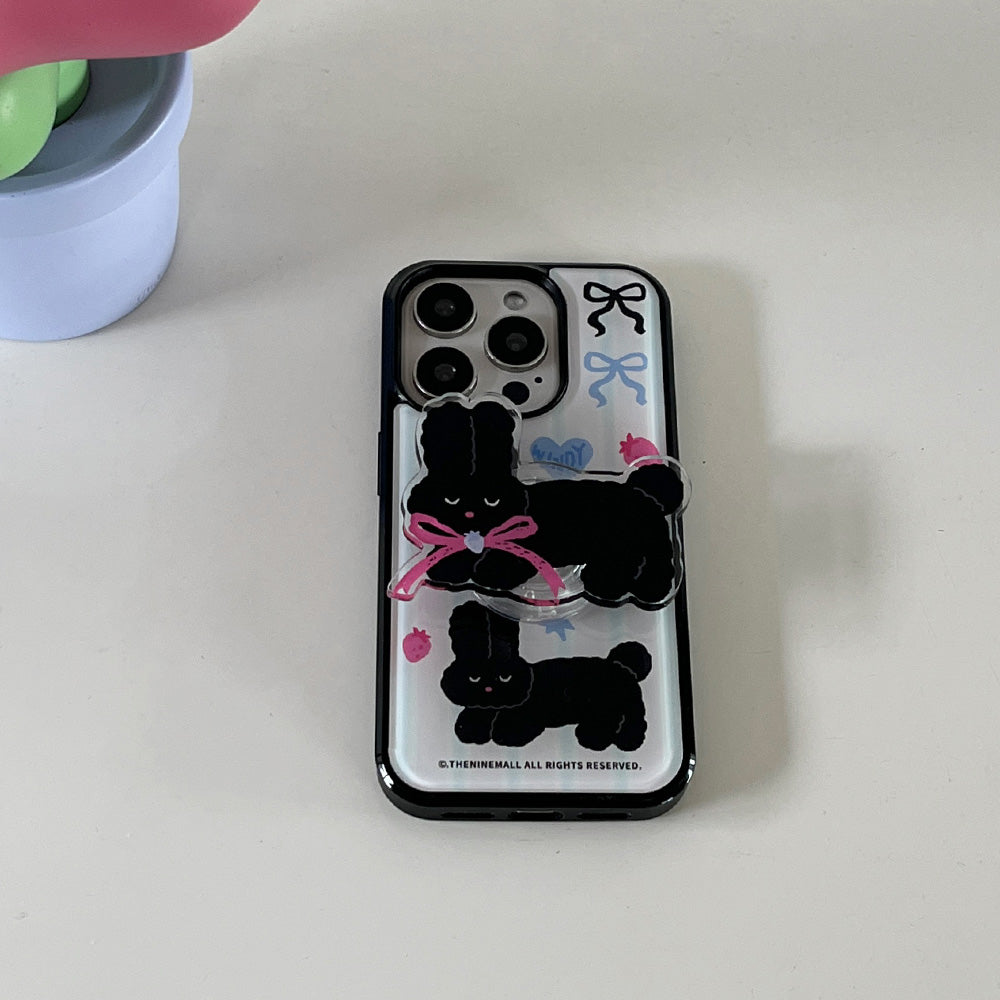 【Set】Pattern Black Windy (Epoxy Bumper) + Acrylic Tok