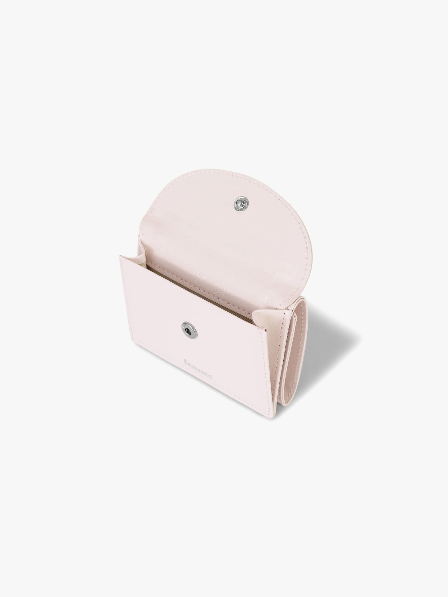 Fennec Crinkle Halfmoon Mini Wallet -Blossom