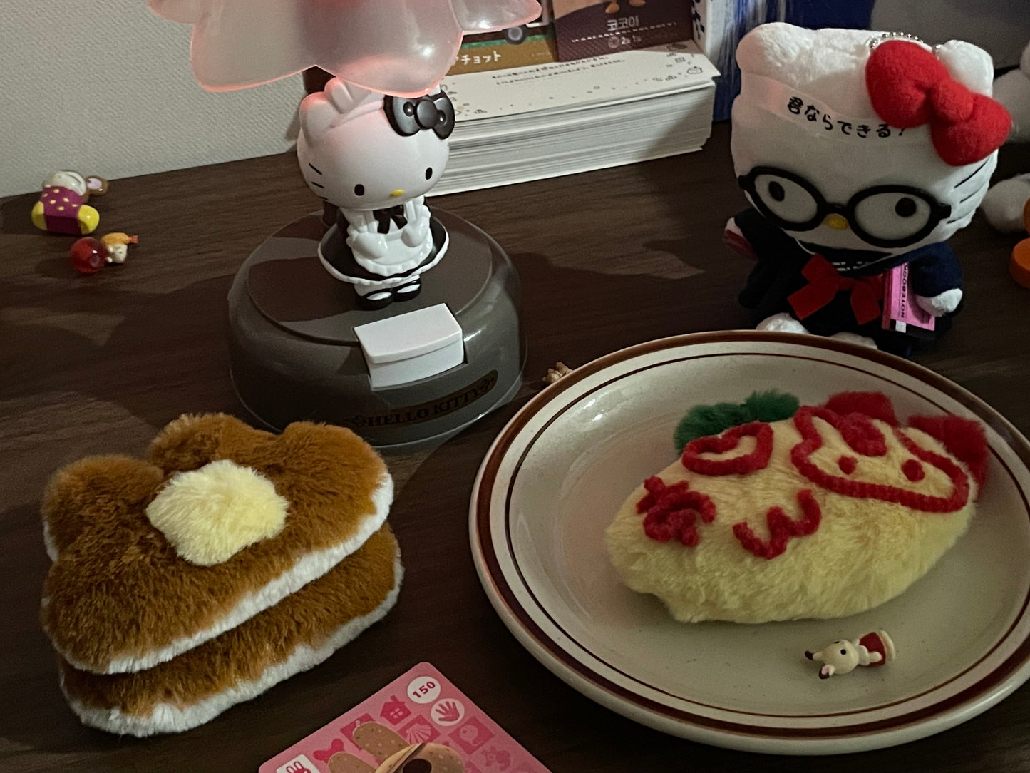 Rmooa Rabbit Omelet Rice Mini Keyring 兔兔蛋包飯