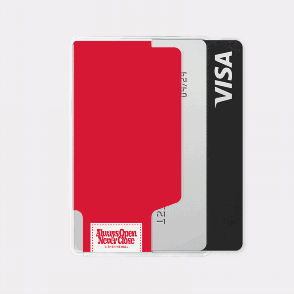 Theninemall Basic Label Magsafe Card Zip (9色)