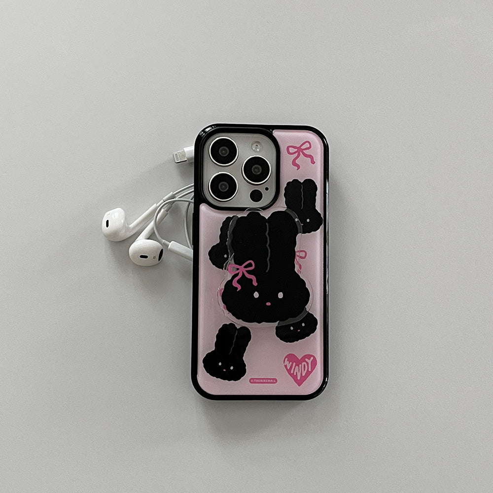 【Set】Pattern Black Windy (Epoxy Bumper) + Acrylic Tok