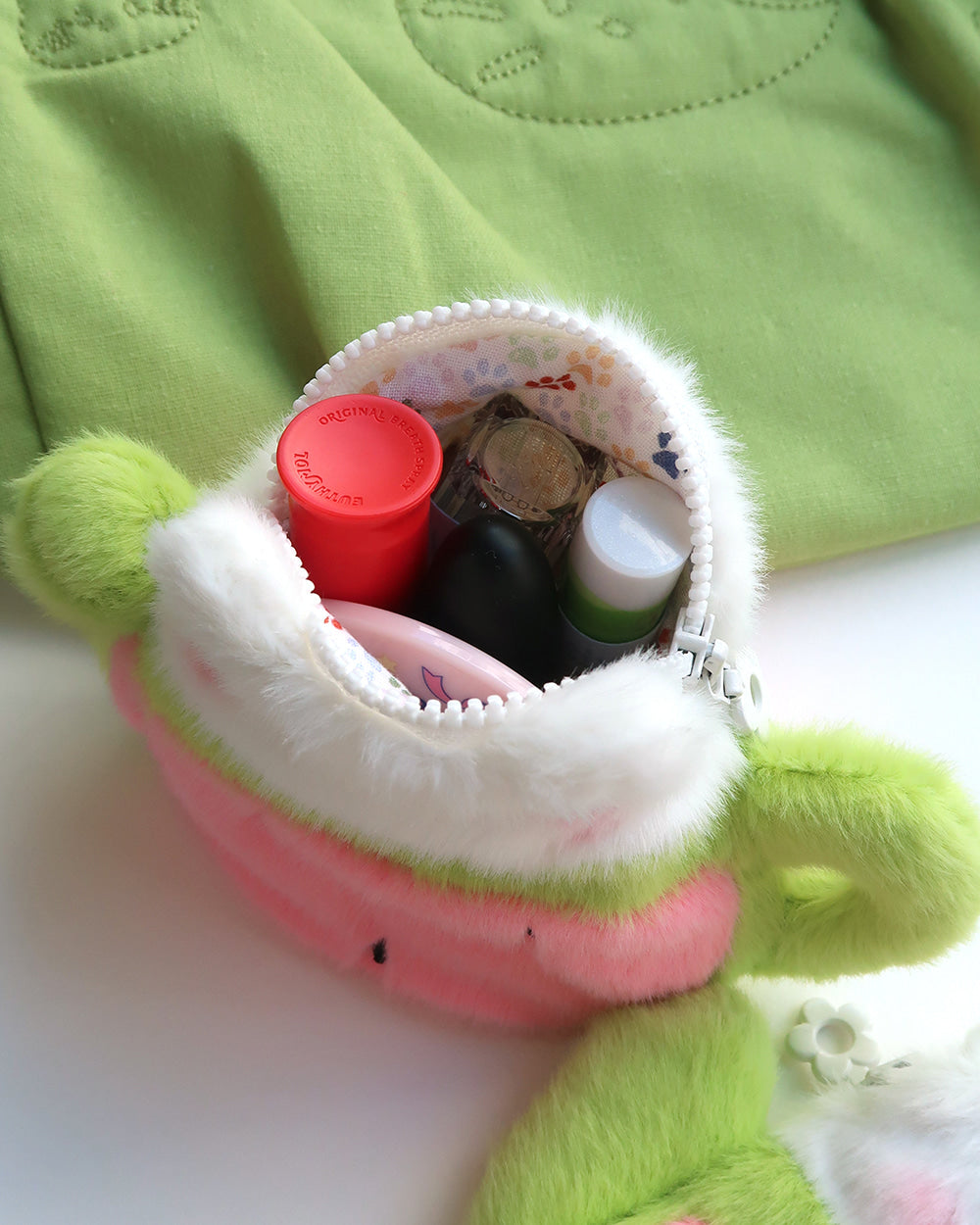 I live with six cats Watermelon Cat Teapot Pouch