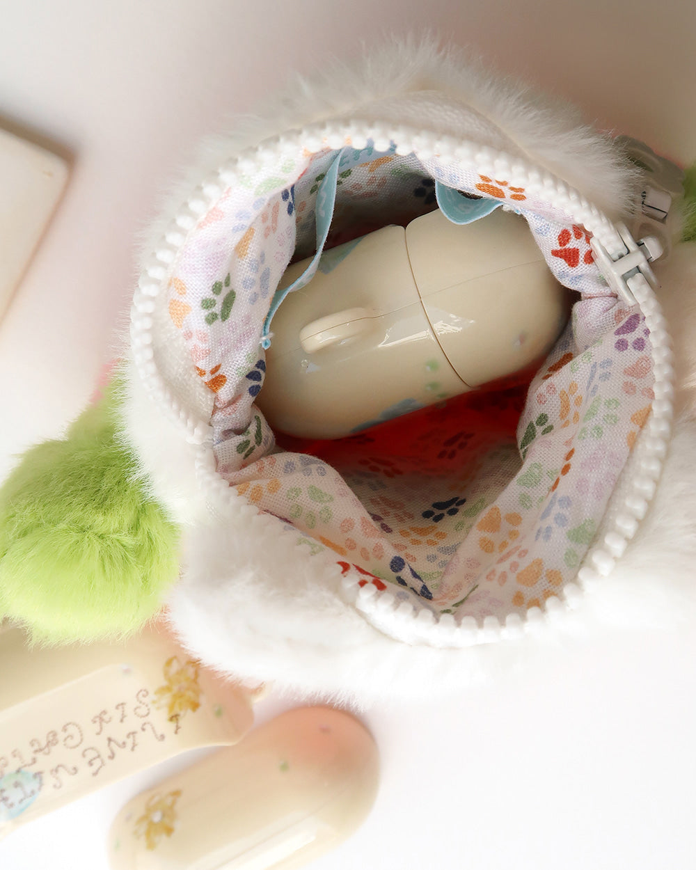 I live with six cats Watermelon Cat Teapot Pouch