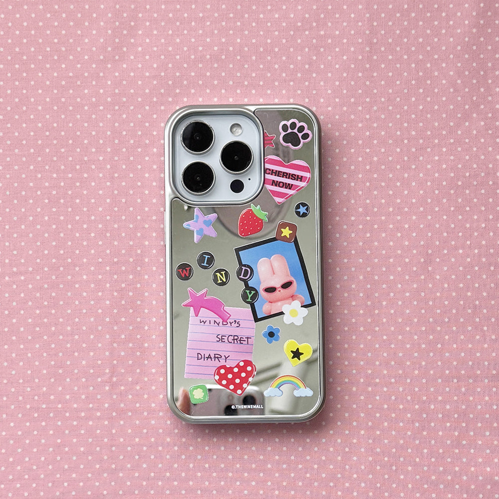Windys Secret Diary Phone Case (Mirror silver bumper case)