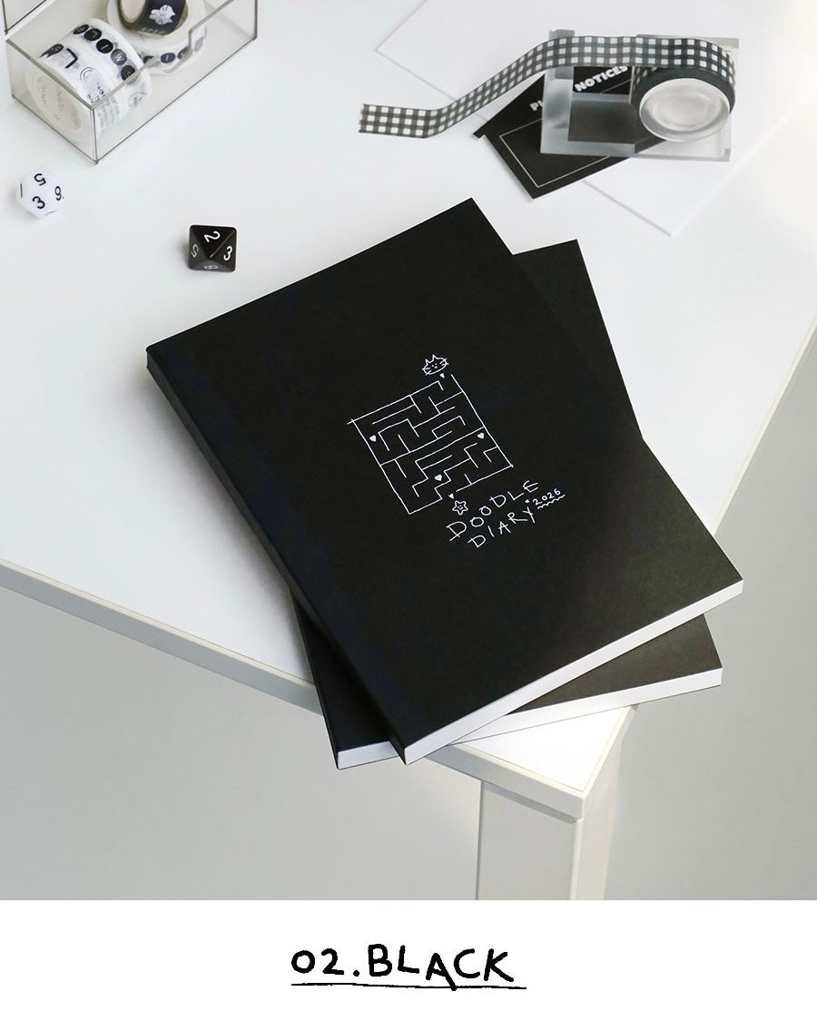 【新上架優惠✍🏻】Iconic 2026 Doodle Diary (4色)