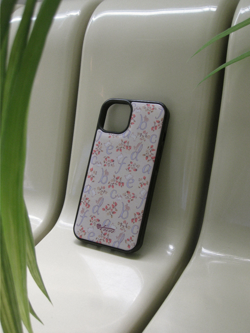 Twiner Alphabet Rabbit Phone Case (Epoxy)