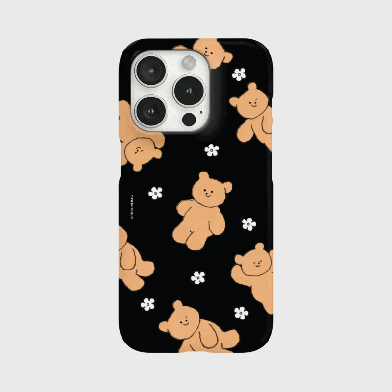 Pattern Crayon Gummy Phone Case (Hard/Card Storage)