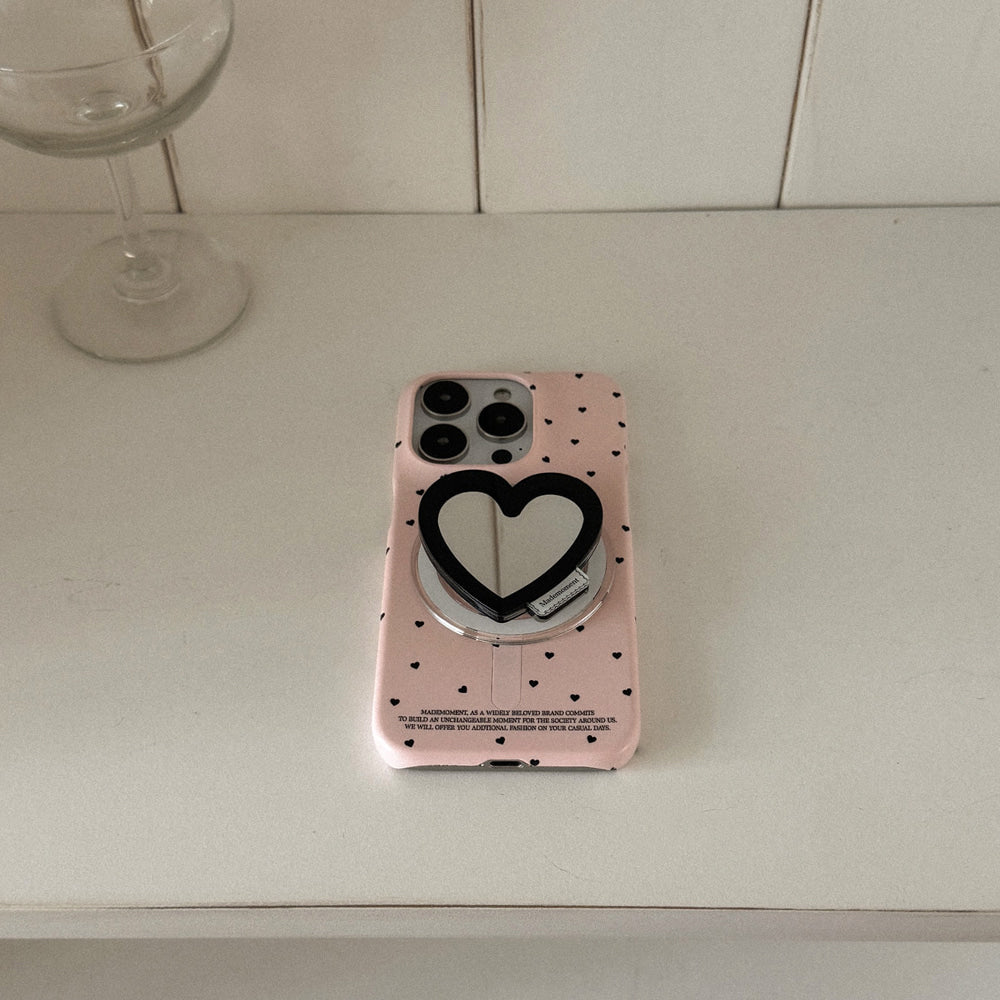 Dotty Love Phone Case (Hard/Card Storage/Magsafe) (4色)