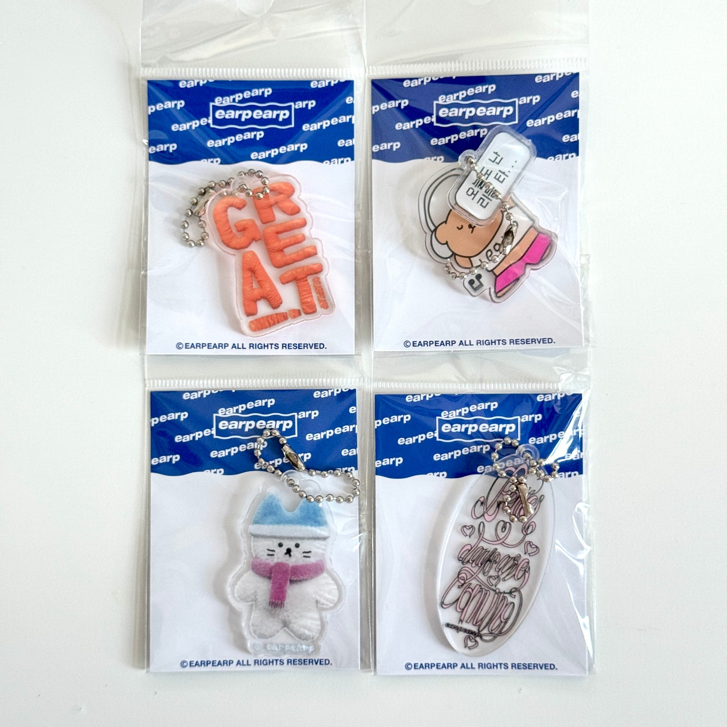 【現貨95折】EARP EARP ACRYLIC KEYRING (4款)