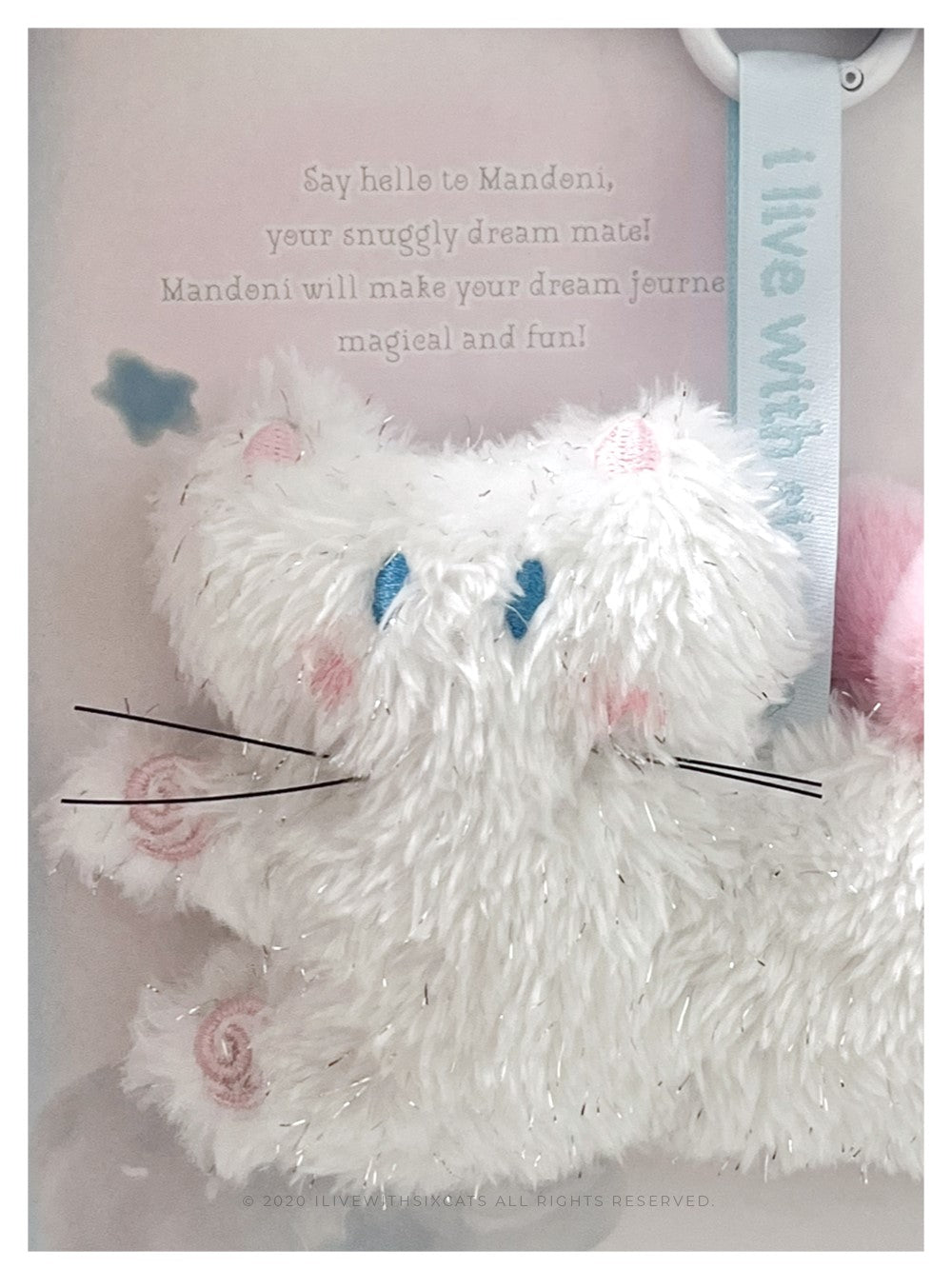 I live with six cats ˚ ₊‧꒰ა Dreamy Buddy Mandon ໒꒱ ‧₊˚ Doll keyring