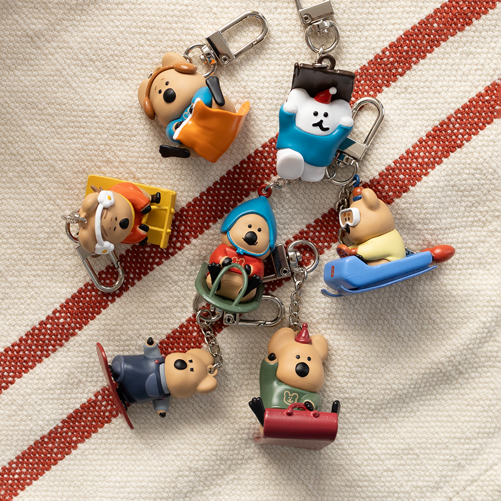 Dinotaeng COCOCUP - Ice Sledging Keychain (7款)