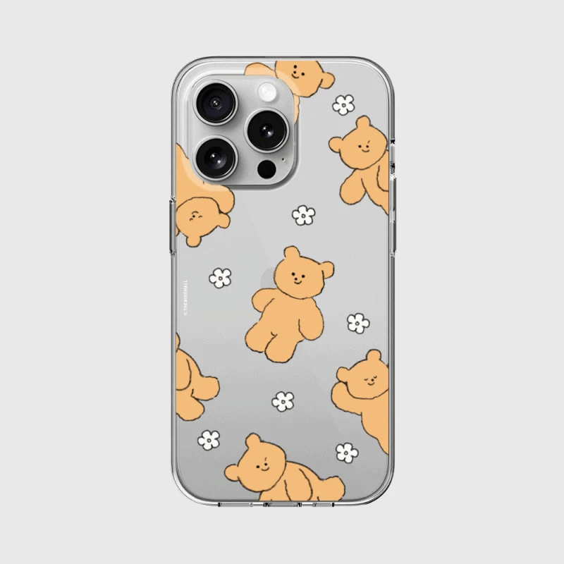 Pattern Crayon Gummy Phone Case (Clear 透明殼)