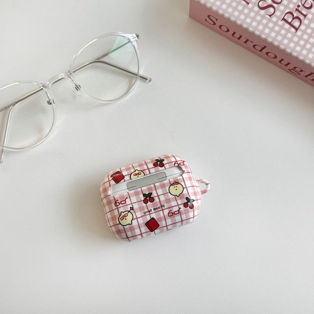 【新上架優惠🍋】Second Morning Glasses Checked Airpods Case
