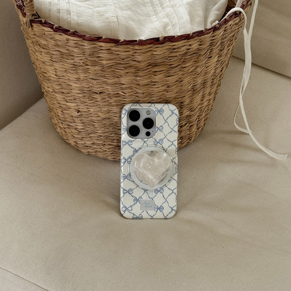 Ribbon Whimsy Phone Case (Hard/Card Storage/Magsafe) (3色)