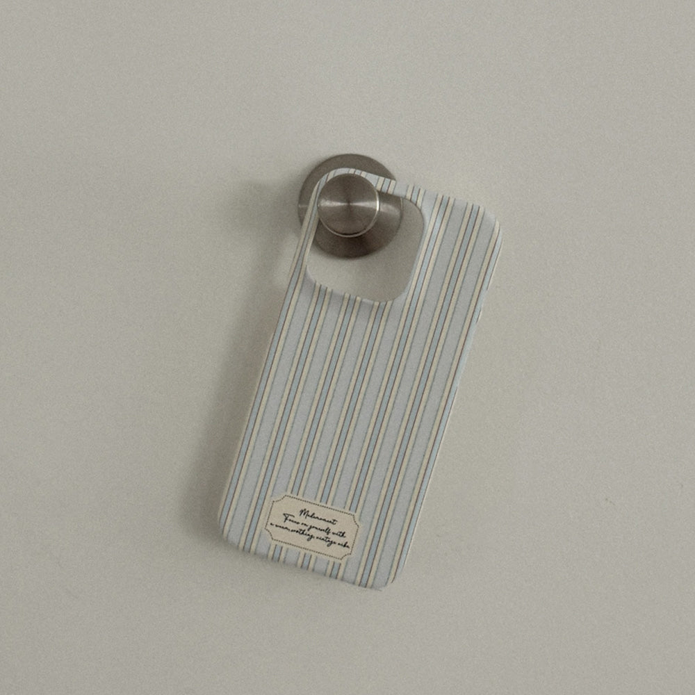Pastel Stripe Phone Case (Hard/Card Storage/Magsafe) (3色)