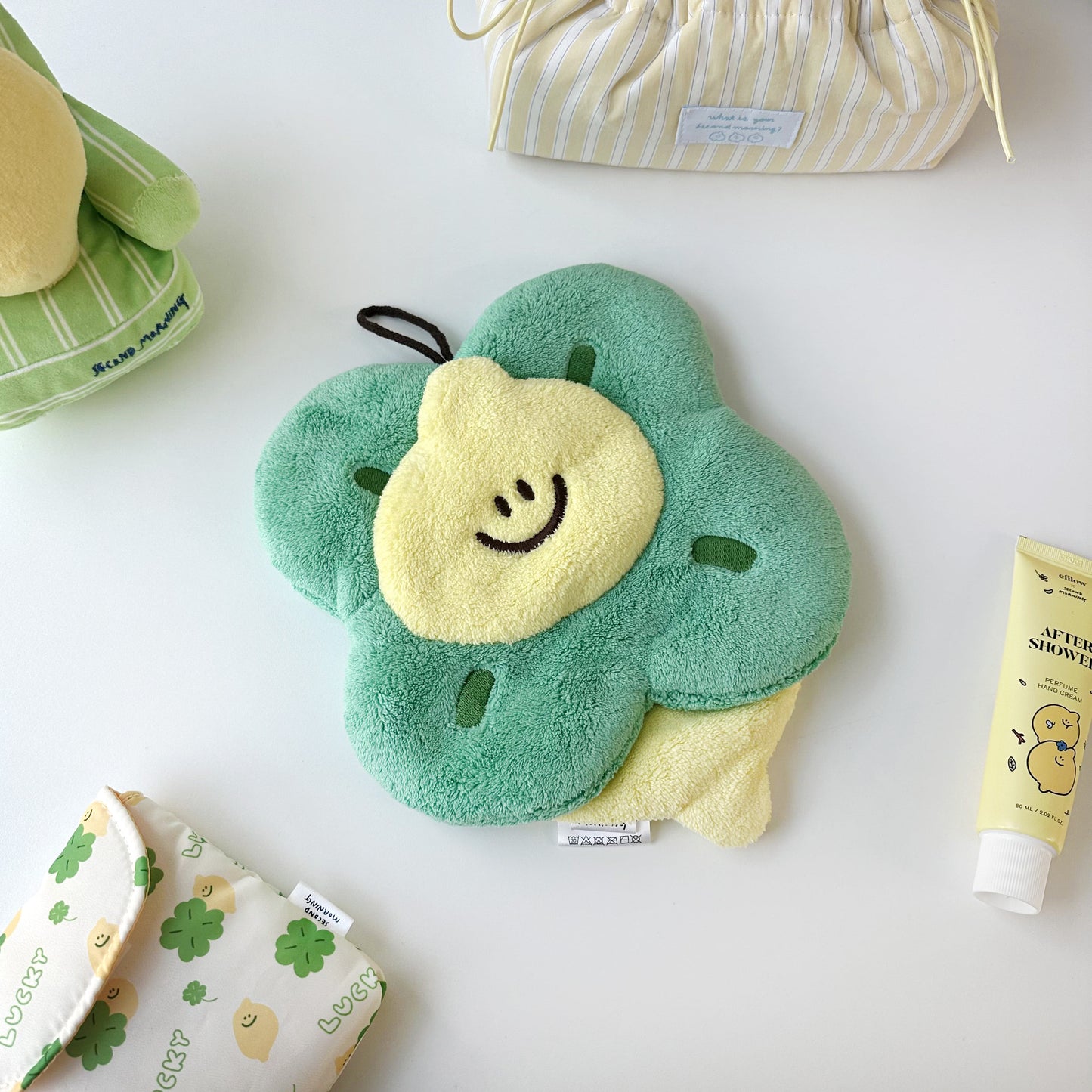 Second Morning Clover Lemony Hand Towel