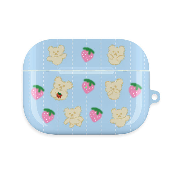 Mazzzzy strawberry fluffy muffin air pods (Hard, glossy)