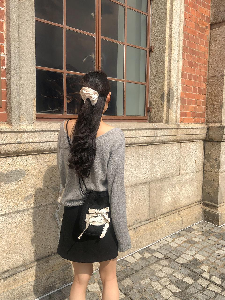 NEW! Ovuni Mini Sneaker Ribbon Bag (Dumble) - 3色