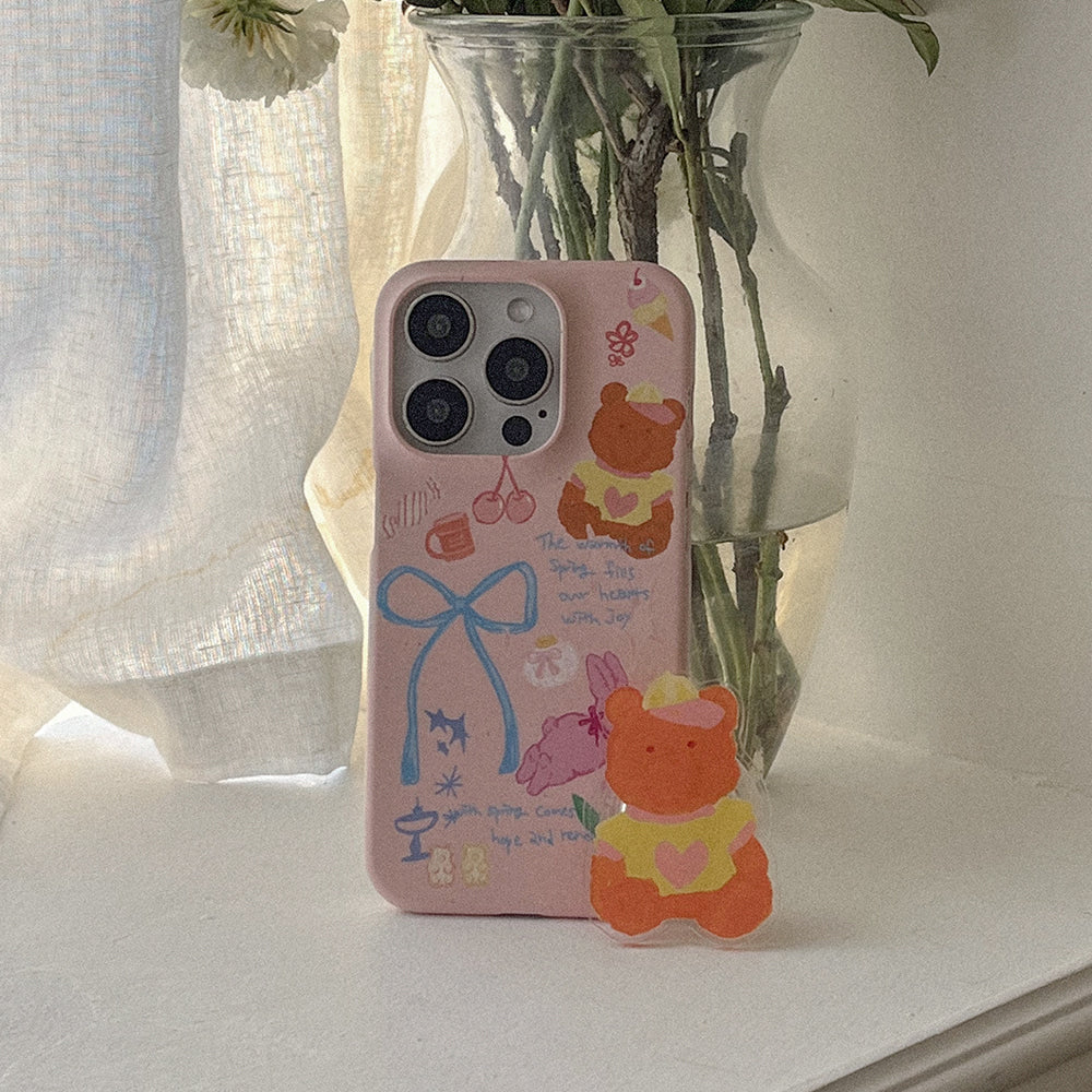Delightful Drawing Phone Case (Hard/Card Storage)