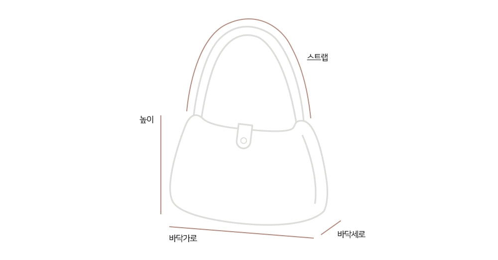 Slowand #LENTO. Moody Daily Shoulder Bag - 3 color