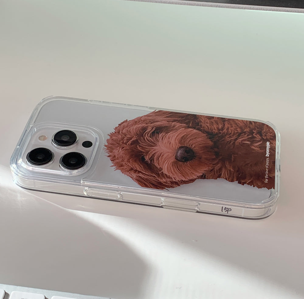 Byemypie Pupppy - Poodle Phone Case (Hard Jelly 透明殼)