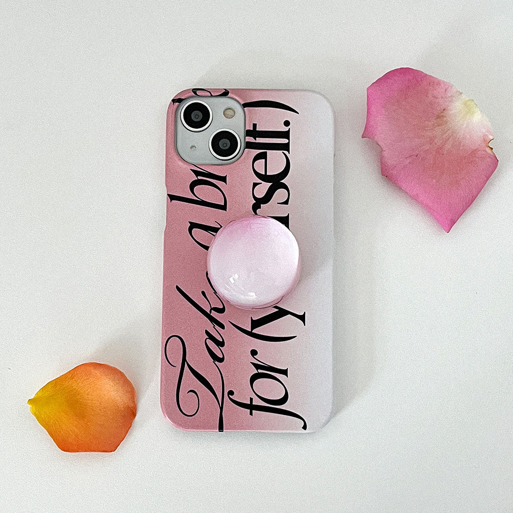 Take A Break Phone Case (Hard 普通硬殼) (3色)