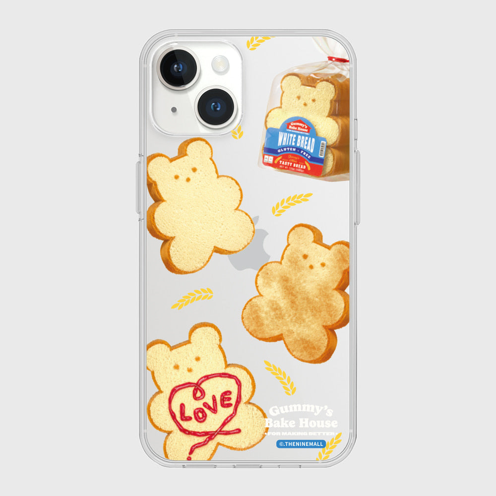 Pattern Bread Gummy Phone Case (Clear 透明殼)