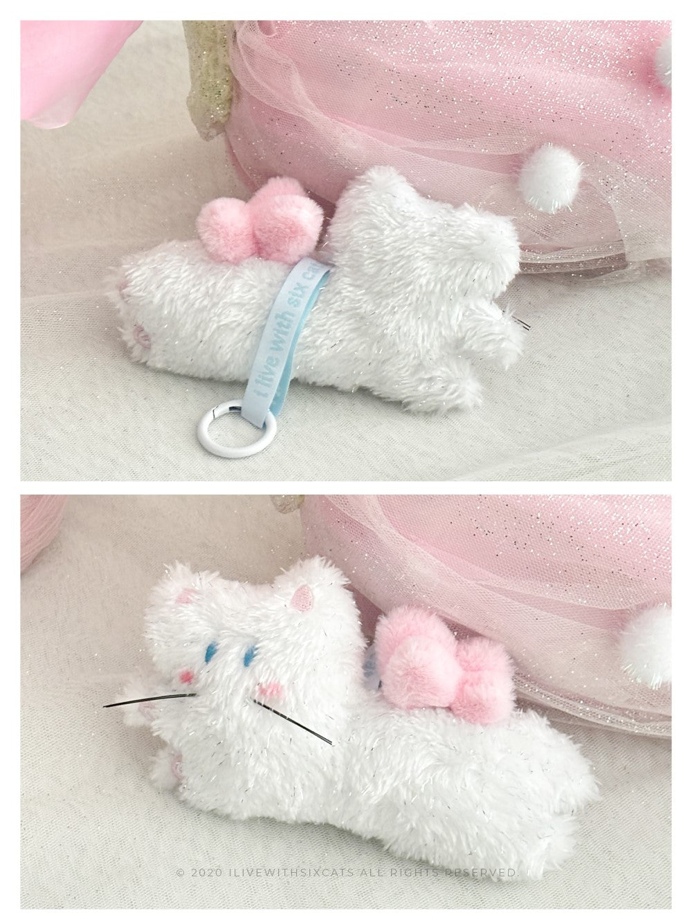 I live with six cats ˚ ₊‧꒰ა Dreamy Buddy Mandon ໒꒱ ‧₊˚ Doll keyring