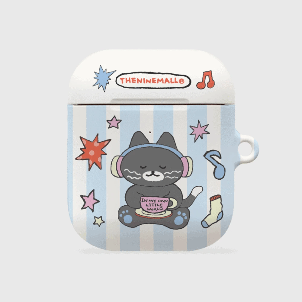 Time Off Hey Cat Airpods Case (Hard 硬殼)