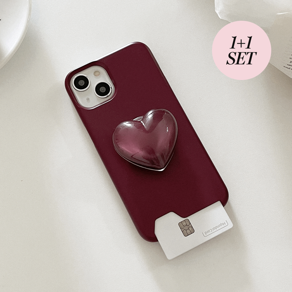 【Set】F/W Modern Muji-fire brick (硬殼插卡款)+Resin Tok