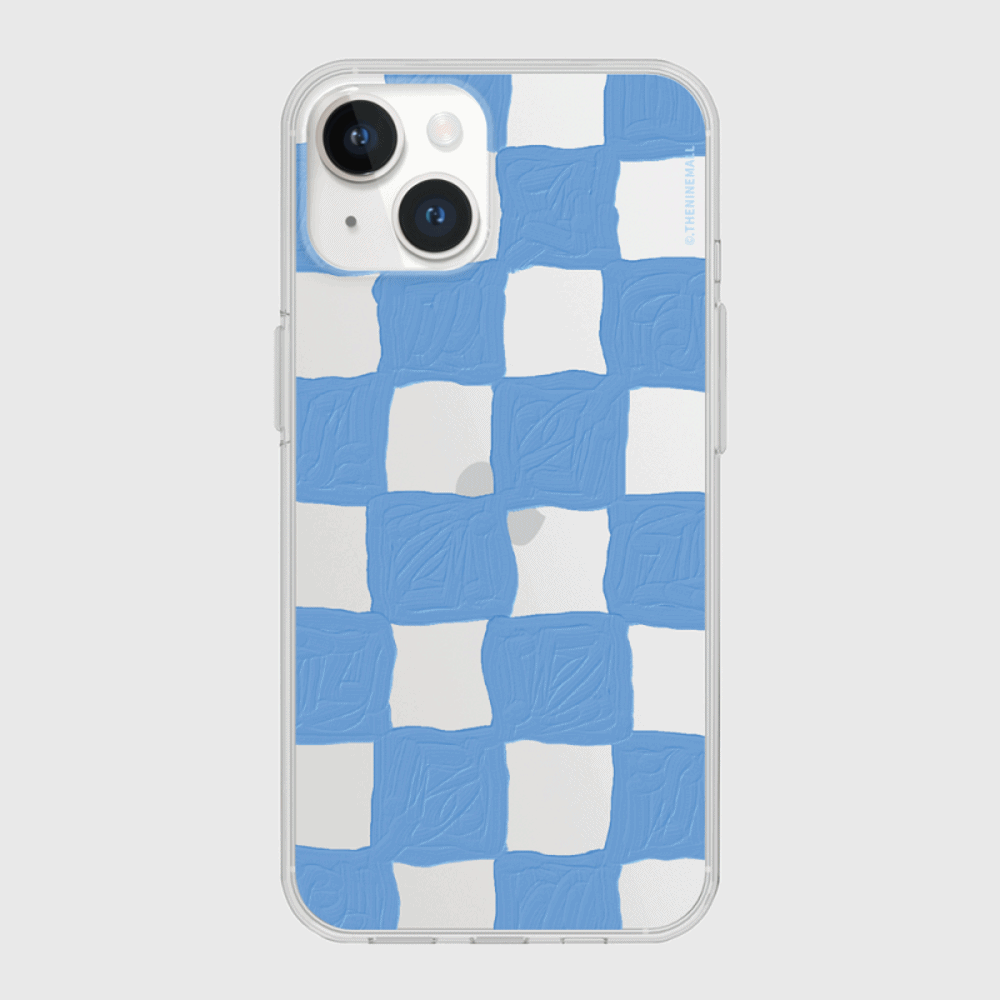 Painting Checkerboard Phone Case (Clear/Tank Clear 透明/透明Tank款) (2色)