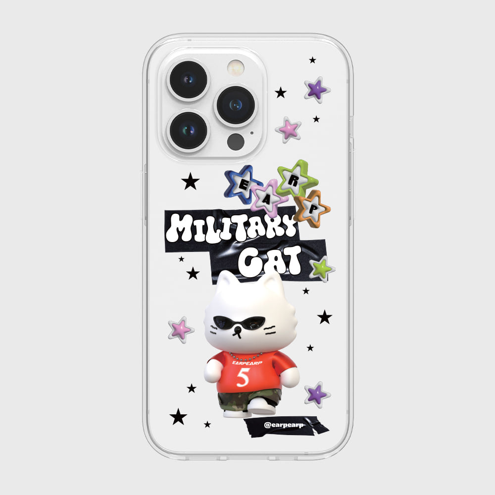 MILITARY CAT CHICHI (Clear 透明殼)