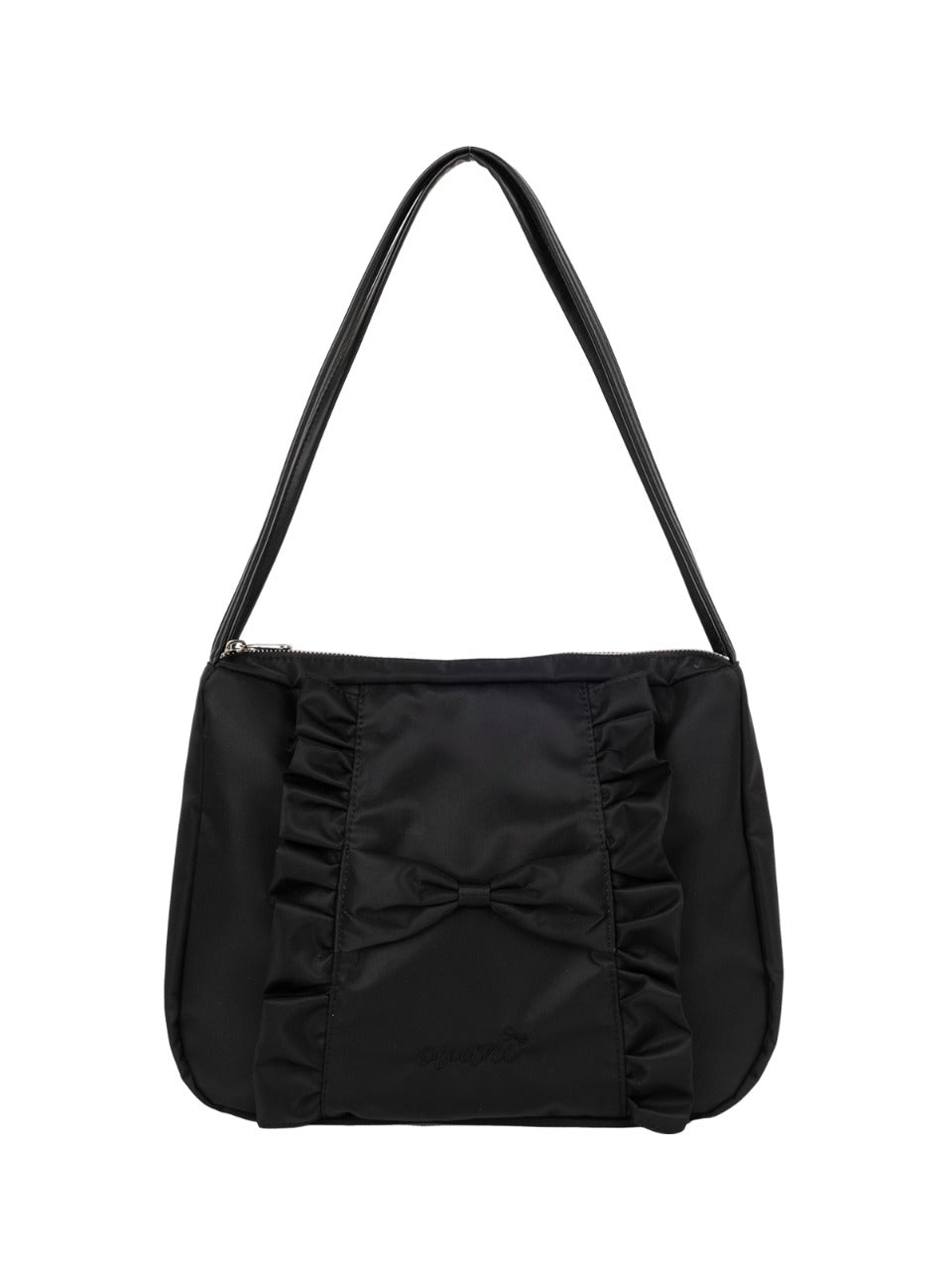 Ovuni Classic Ruffle Bag_Black (nylon)