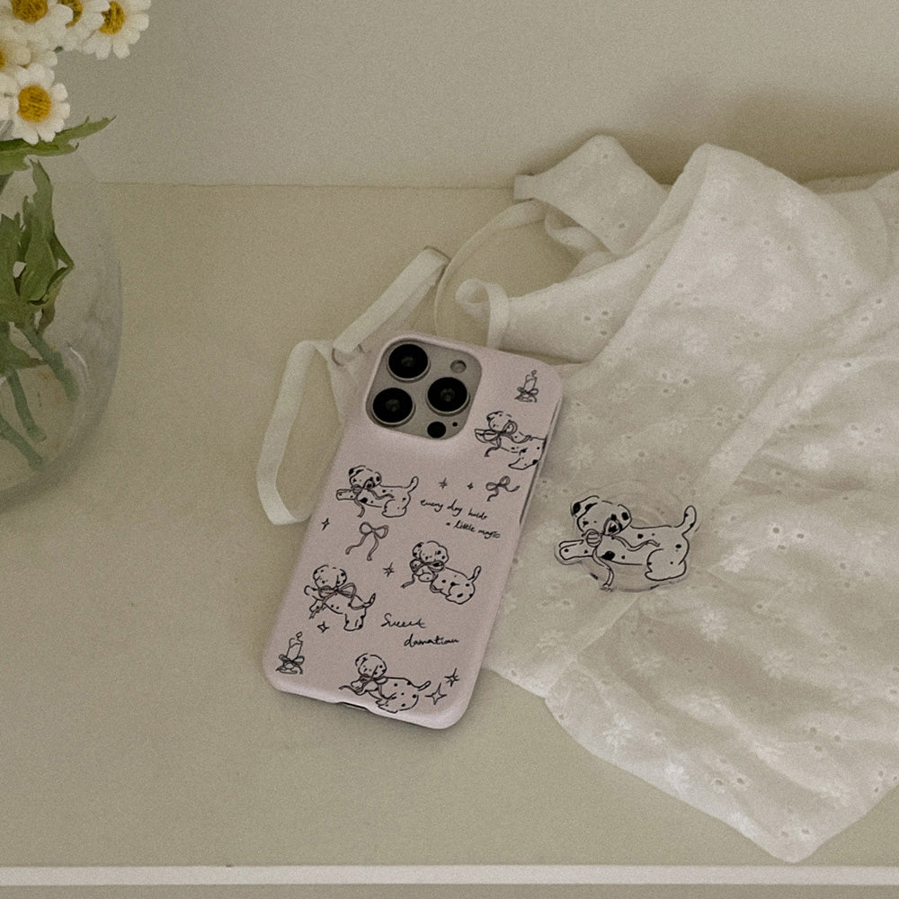 Dalmatian Dream Phone Case (Hard/Card Storage/Magsafe) (2色)