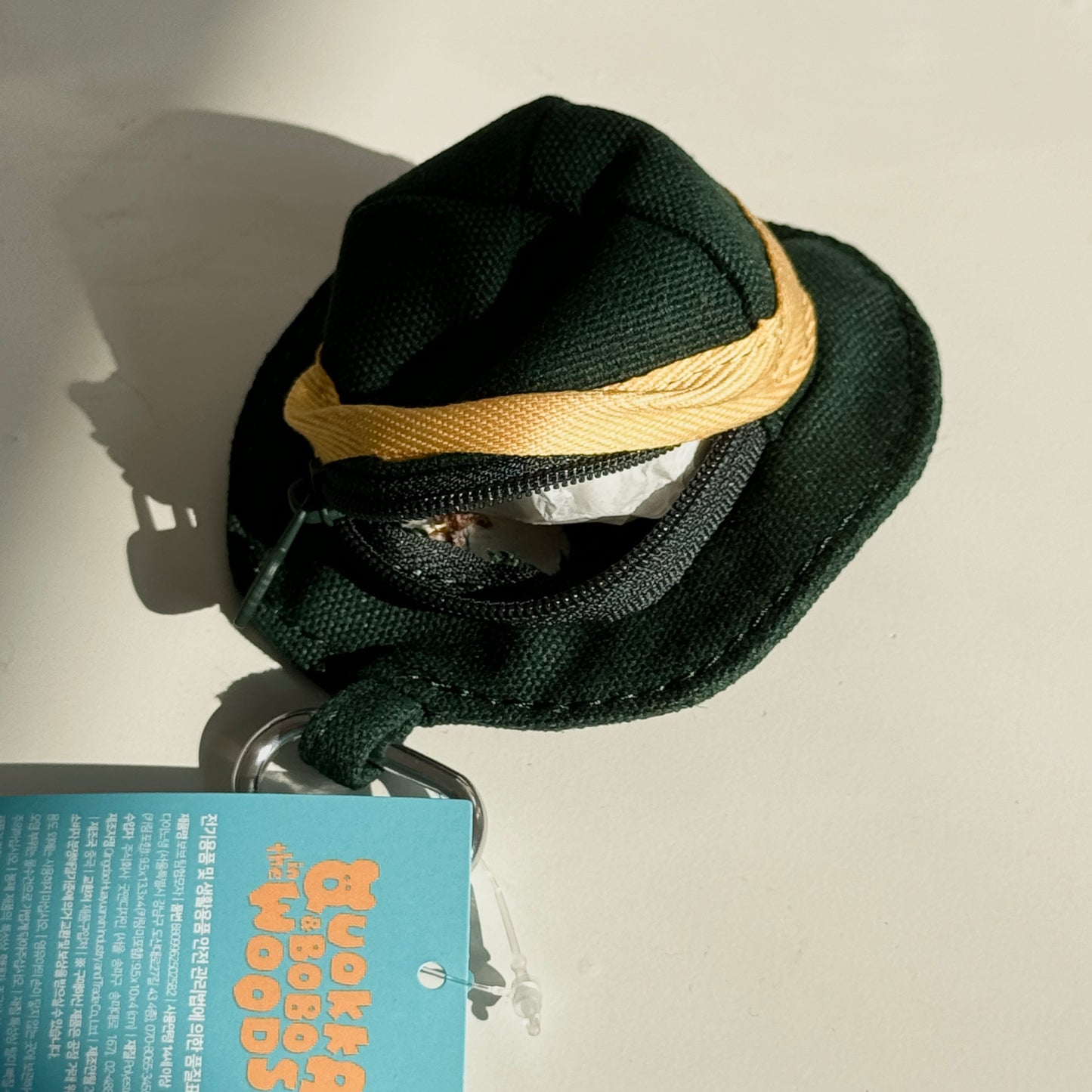 【現貨95折】Dinotaeng Bobo in Woods Hat Keyring