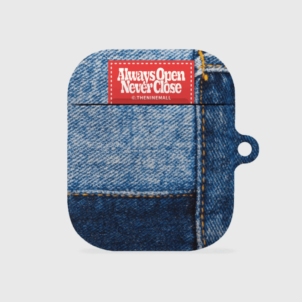 Vintage Denim Patch Airpods Case (Hard 硬殼)