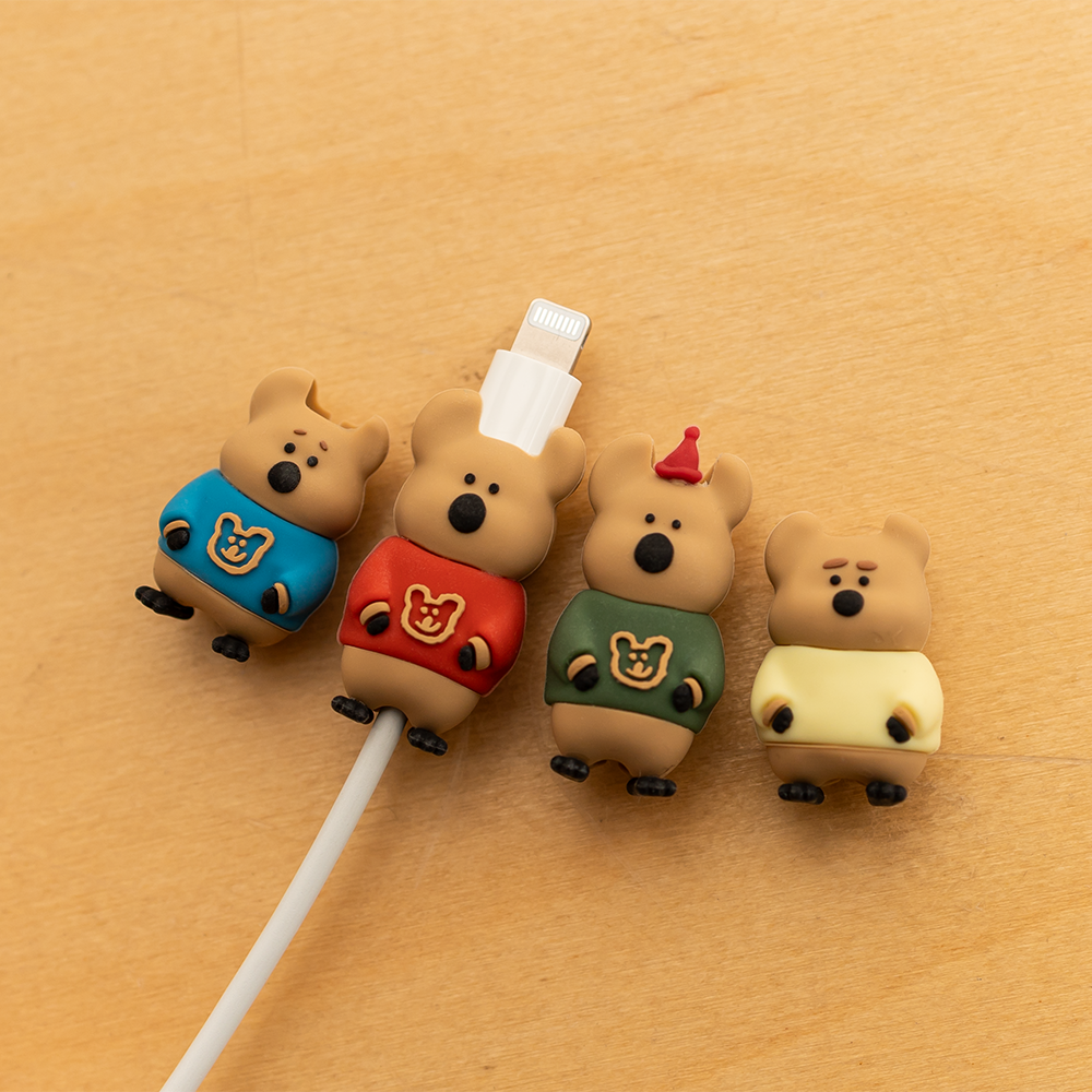 Dinotaeng Quokka in School Cable Protector (4款)