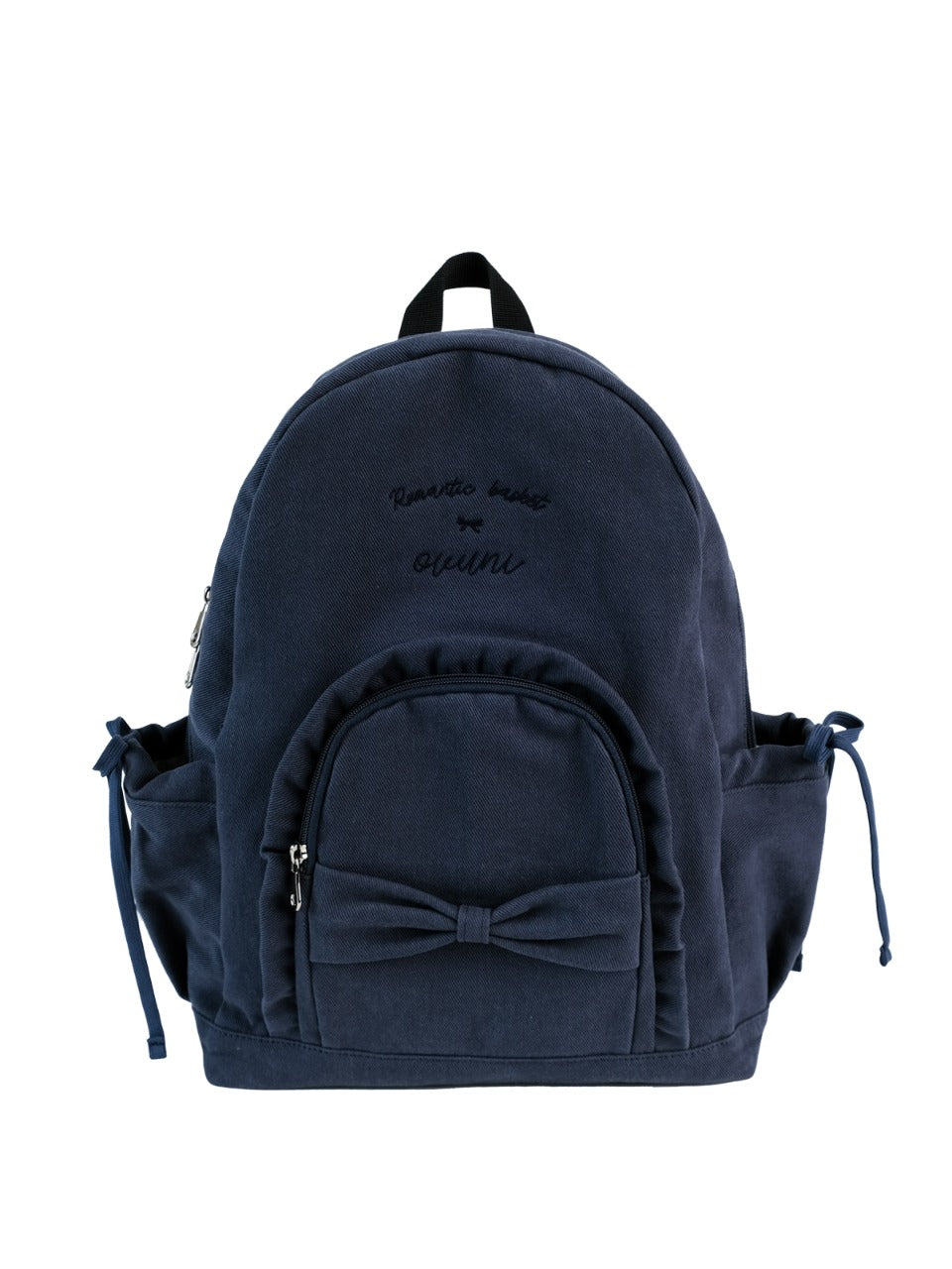 Ovuni Ruffle Ribbon Backpack_ Vintage Navy